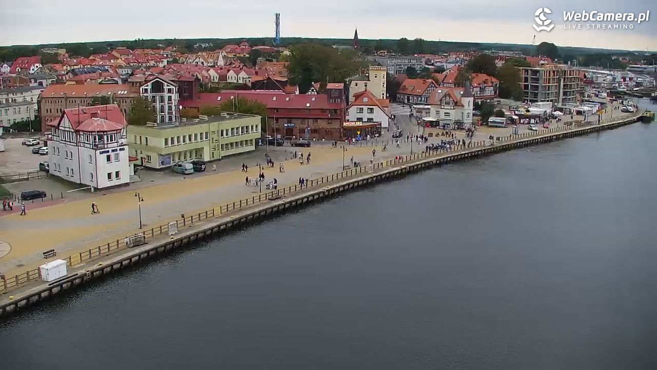 USTKA - widok z pylonu na plażę - 26 wresień 2026, 15:11