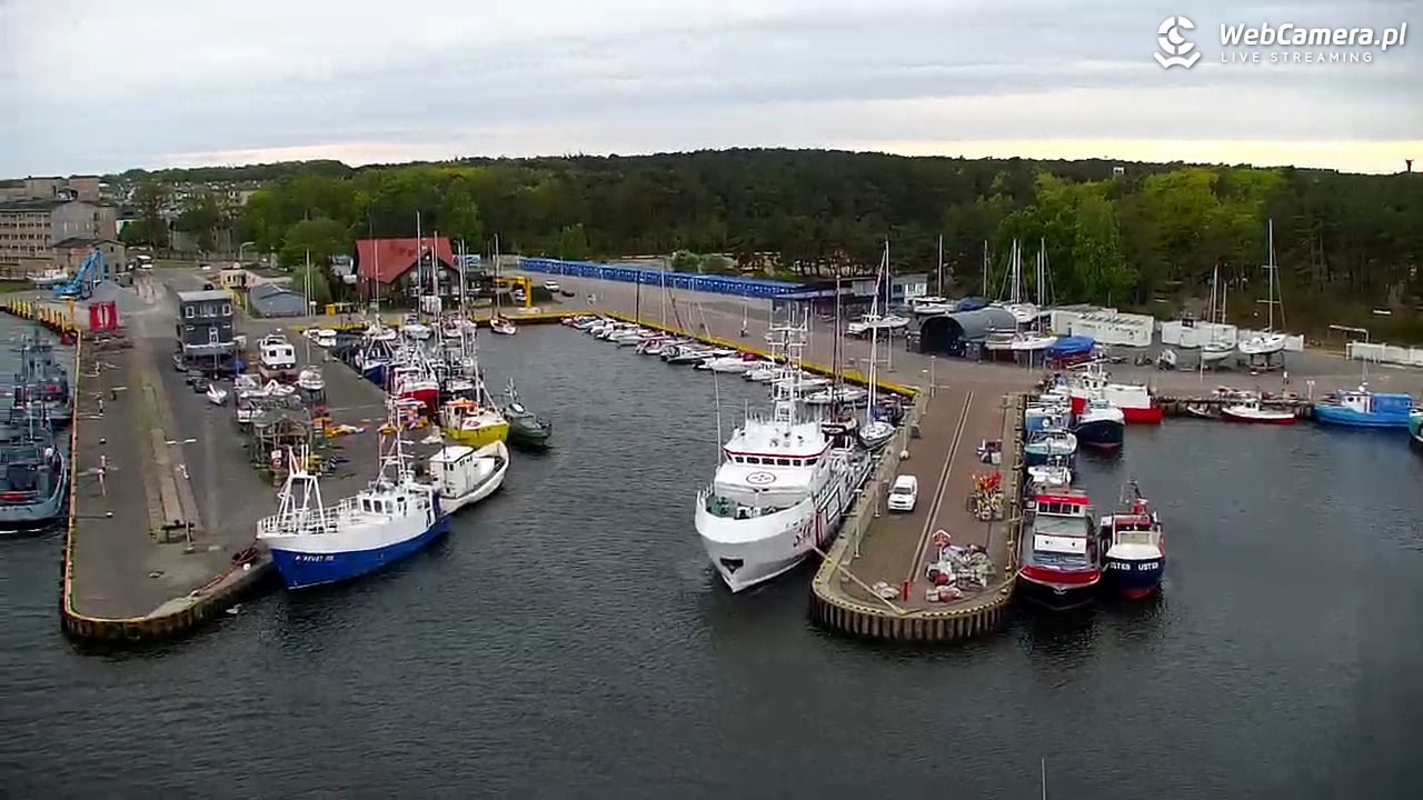 USTKA - widok z pylonu na plażę - 16 maj 2025, 06:37