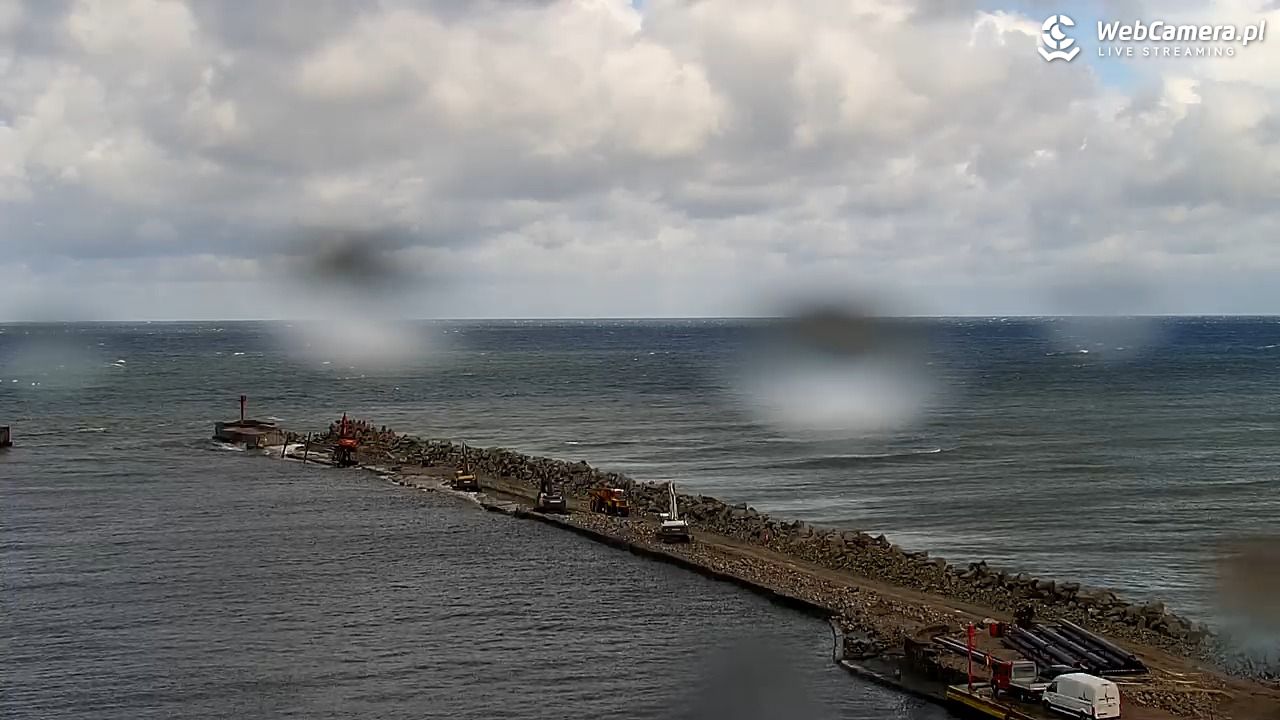 USTKA - widok z pylonu na plażę - 17 wresień 2025, 11:41