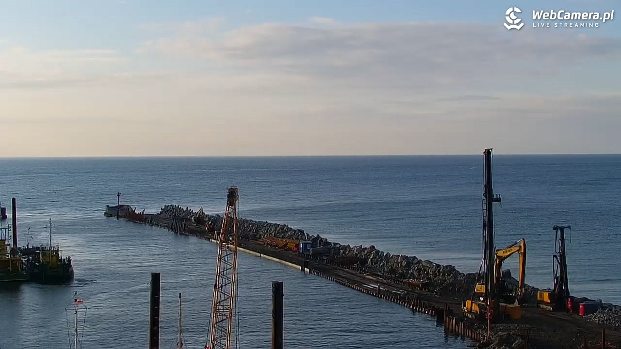 USTKA - widok z pylonu na plażę - 13 maj 2026, 19:15