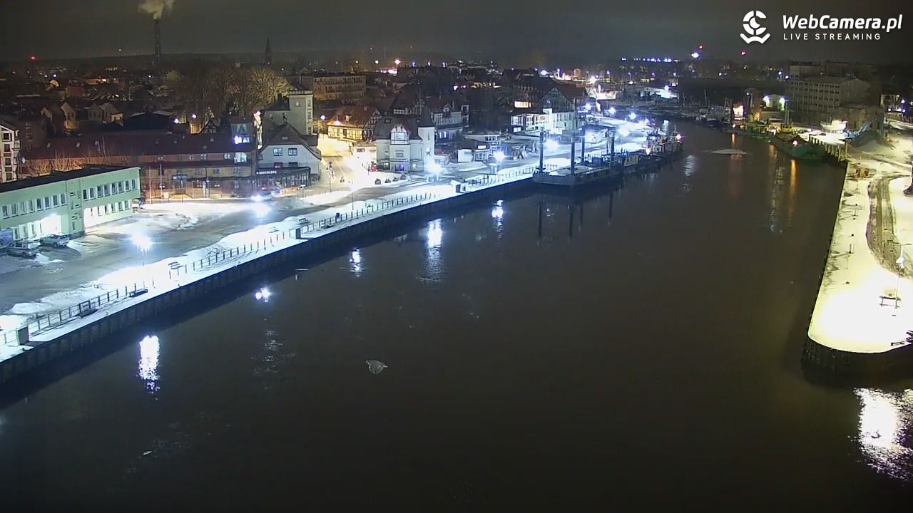 USTKA - widok z pylonu na plażę - 09 luty 2026, 06:18