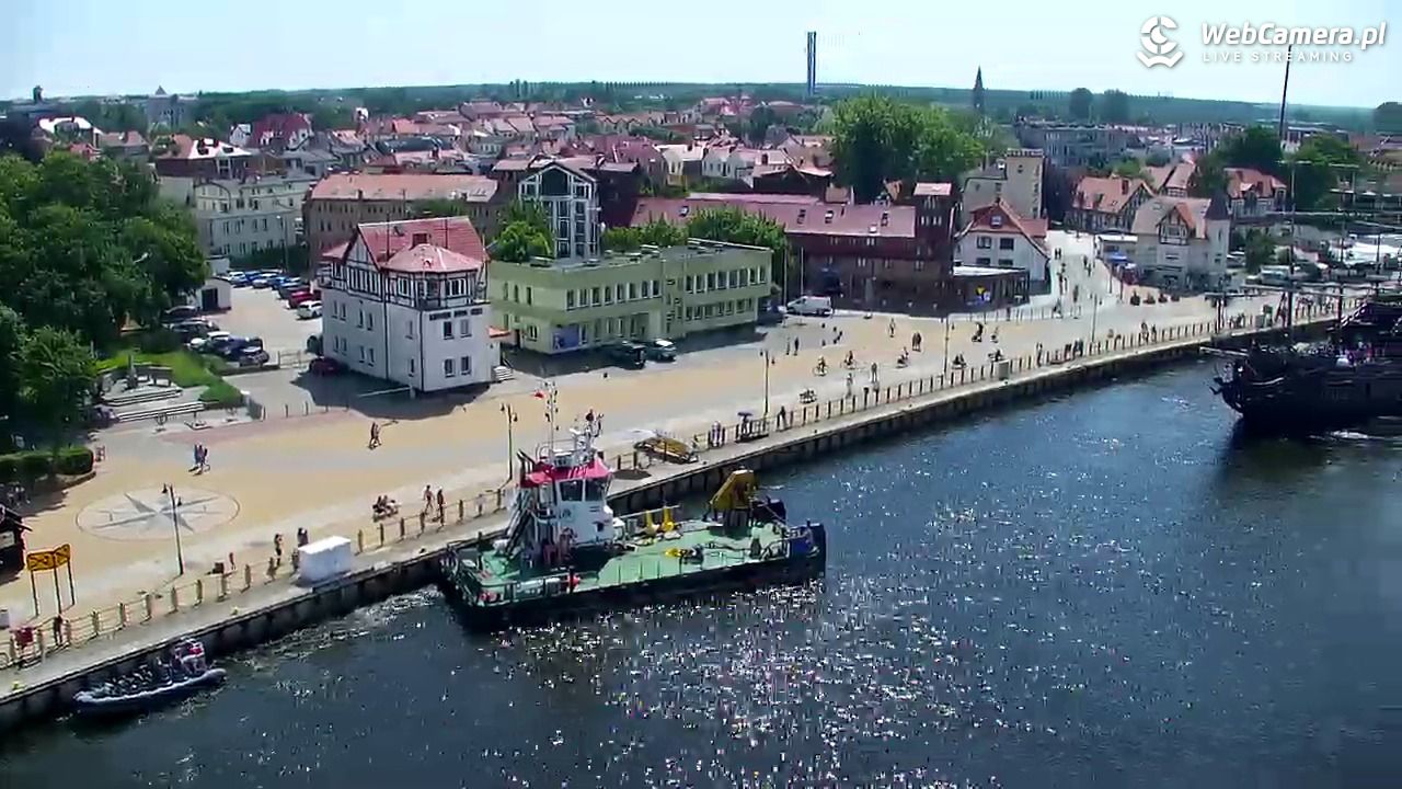 USTKA - widok z pylonu na plażę - 29 czerwiec 2026, 11:31