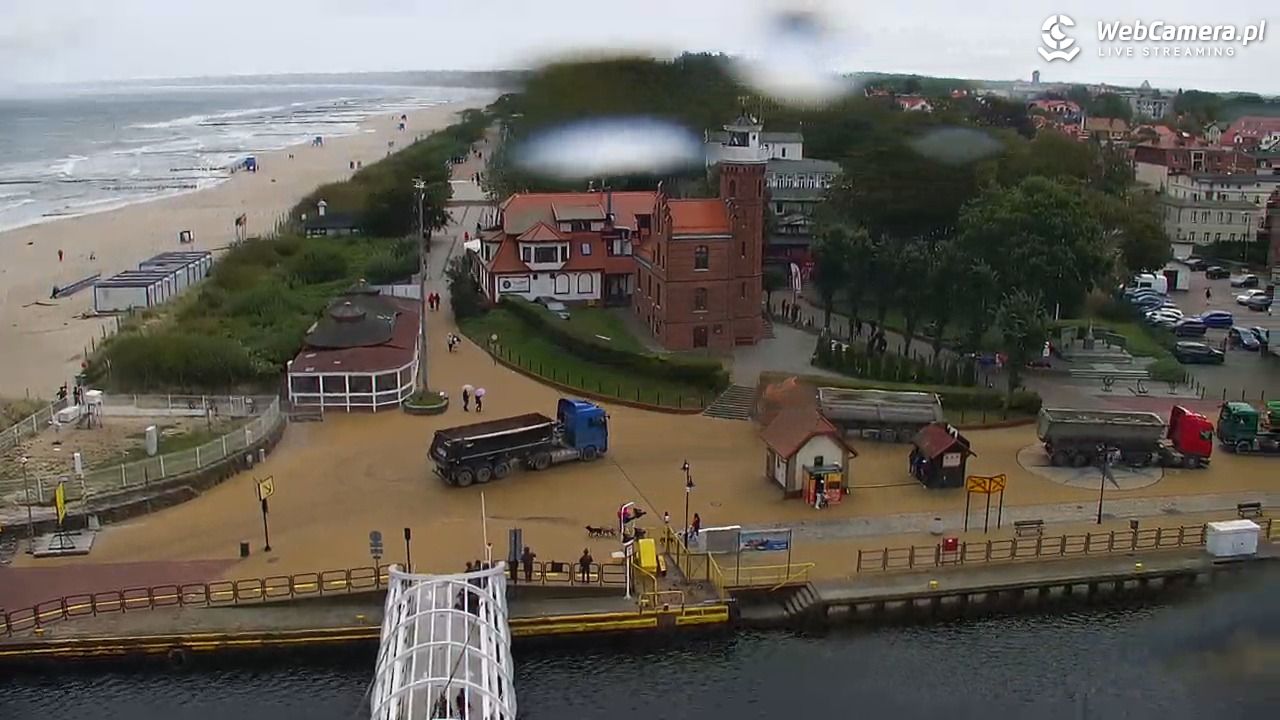 USTKA - widok z pylonu na plażę - 17 wresień 2025, 10:44