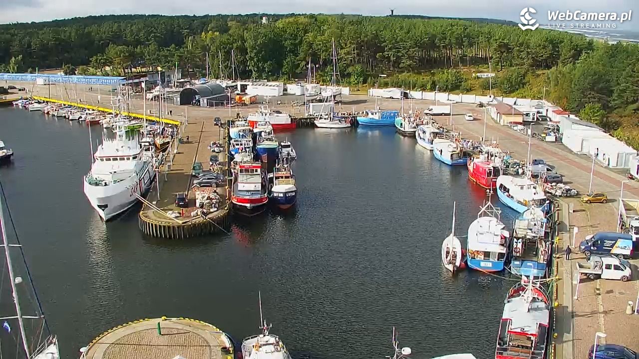 USTKA - widok z pylonu na plażę - 17 wresień 2025, 09:54