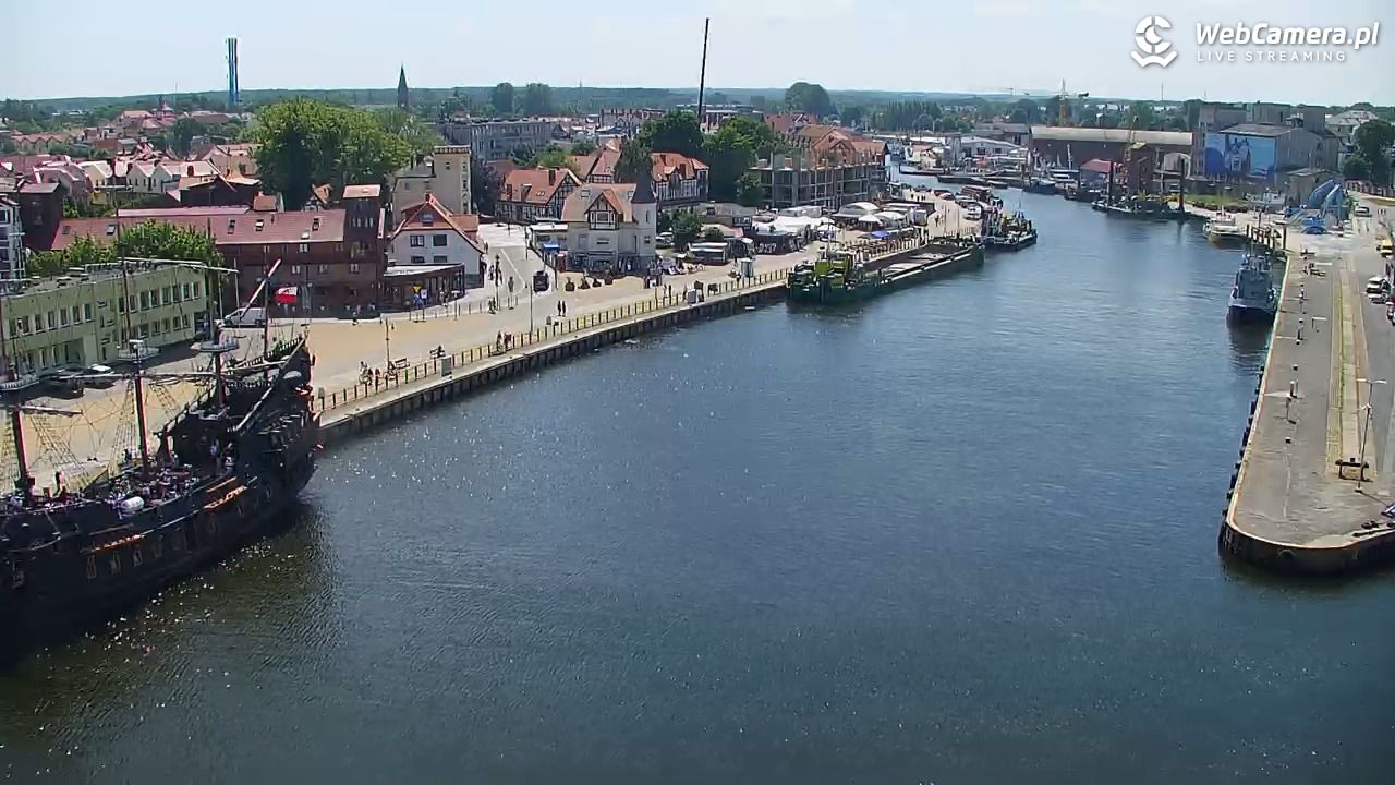 USTKA - widok z pylonu na plażę - 29 czerwiec 2026, 11:49