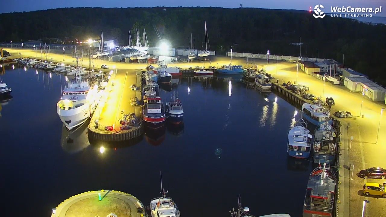 USTKA - widok z pylonu na plażę - 13 czerwiec 2025, 22:39