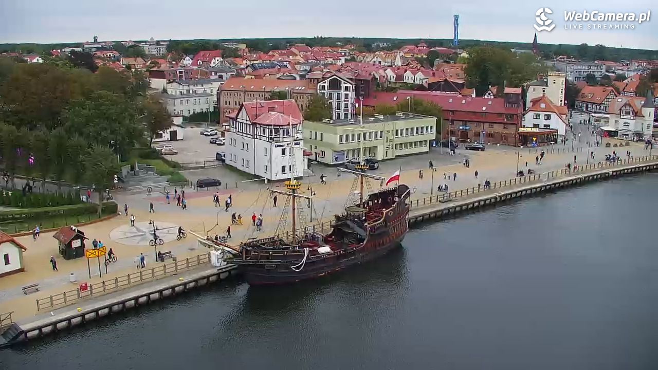 USTKA - widok z pylonu na plażę - 26 wresień 2026, 15:33
