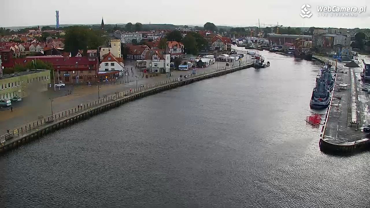 USTKA - widok z pylonu na plażę - 17 wresień 2025, 12:30