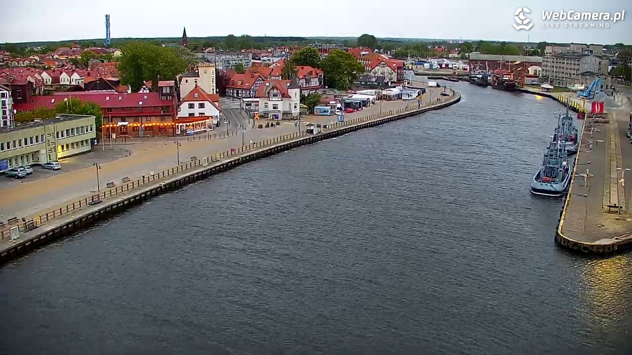 USTKA - widok z pylonu na plażę - 15 maj 2025, 20:44