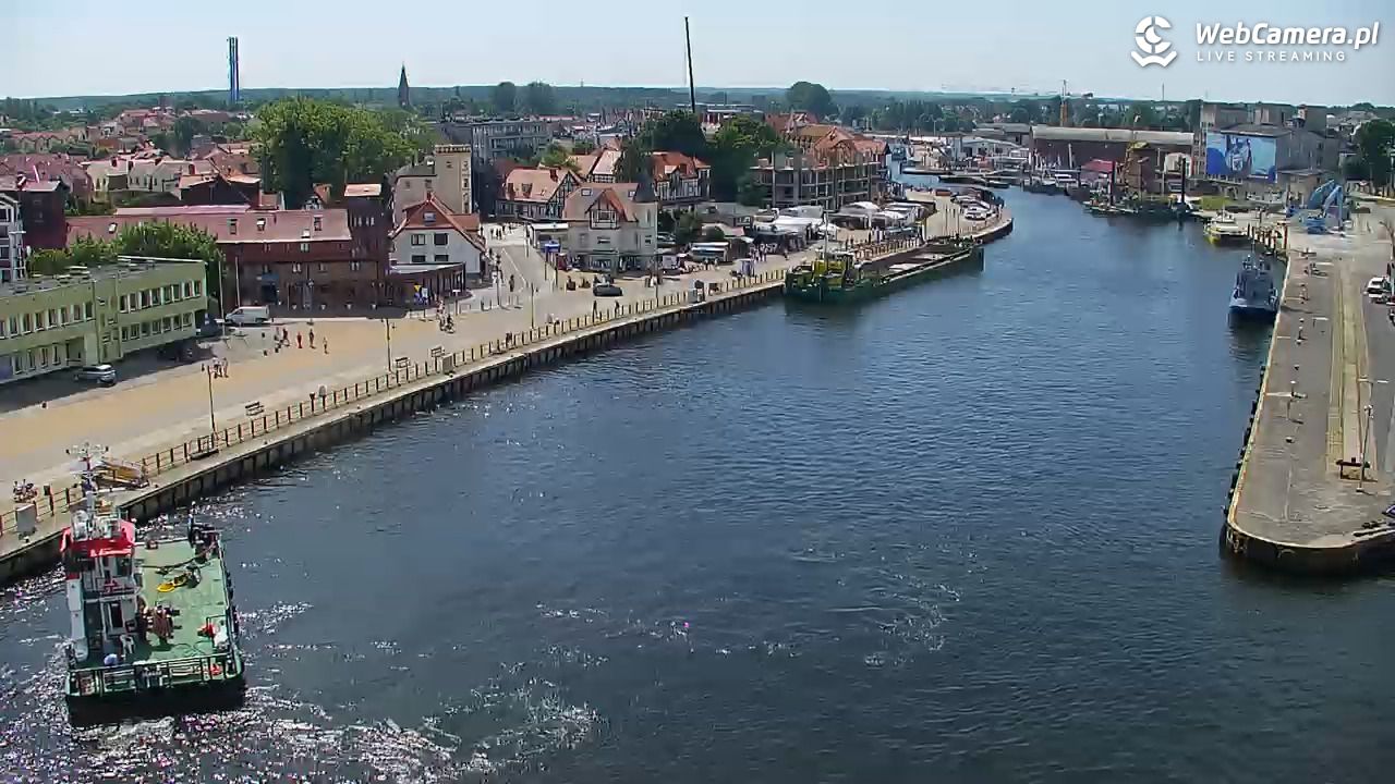 USTKA - widok z pylonu na plażę - 29 czerwiec 2026, 10:58