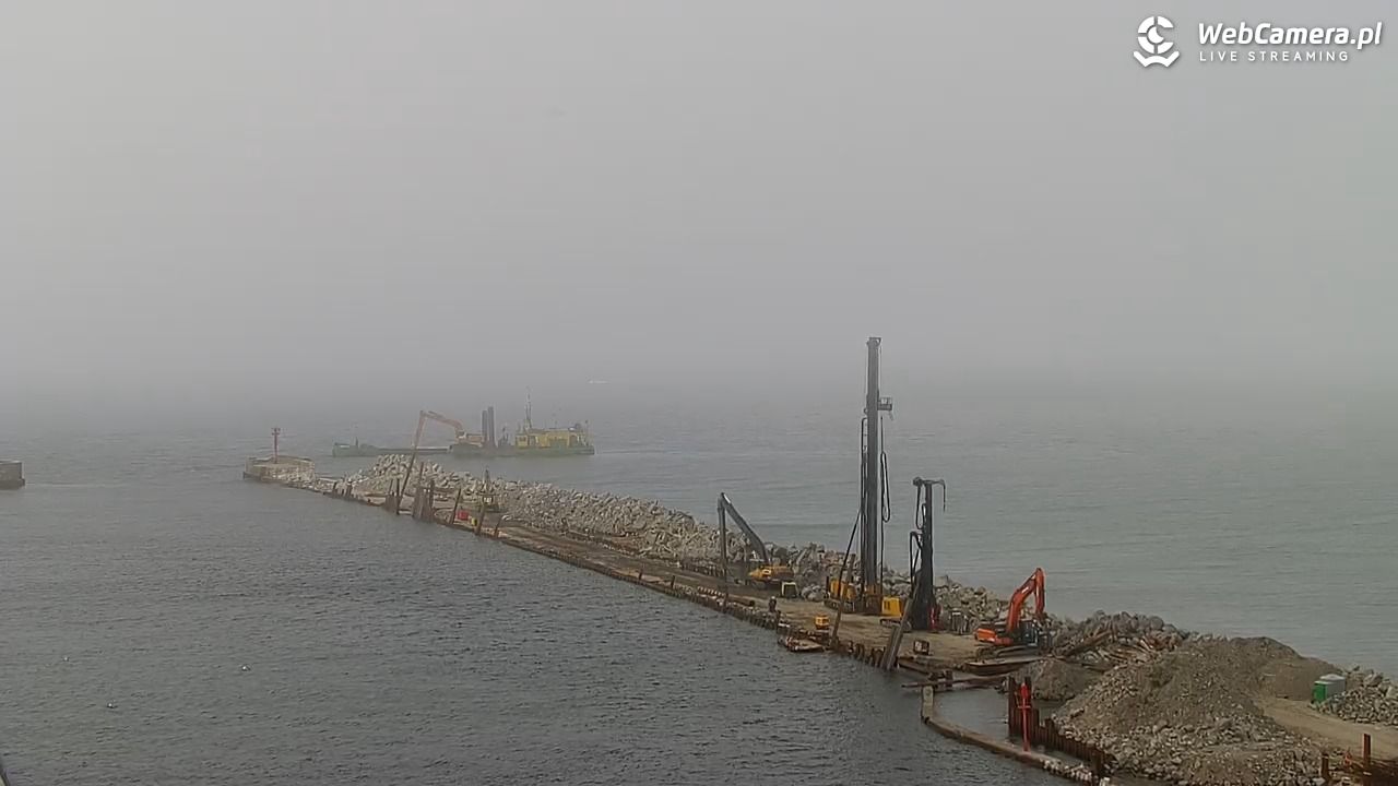 USTKA - widok z pylonu na plażę - 29 marzec 2026, 16:09