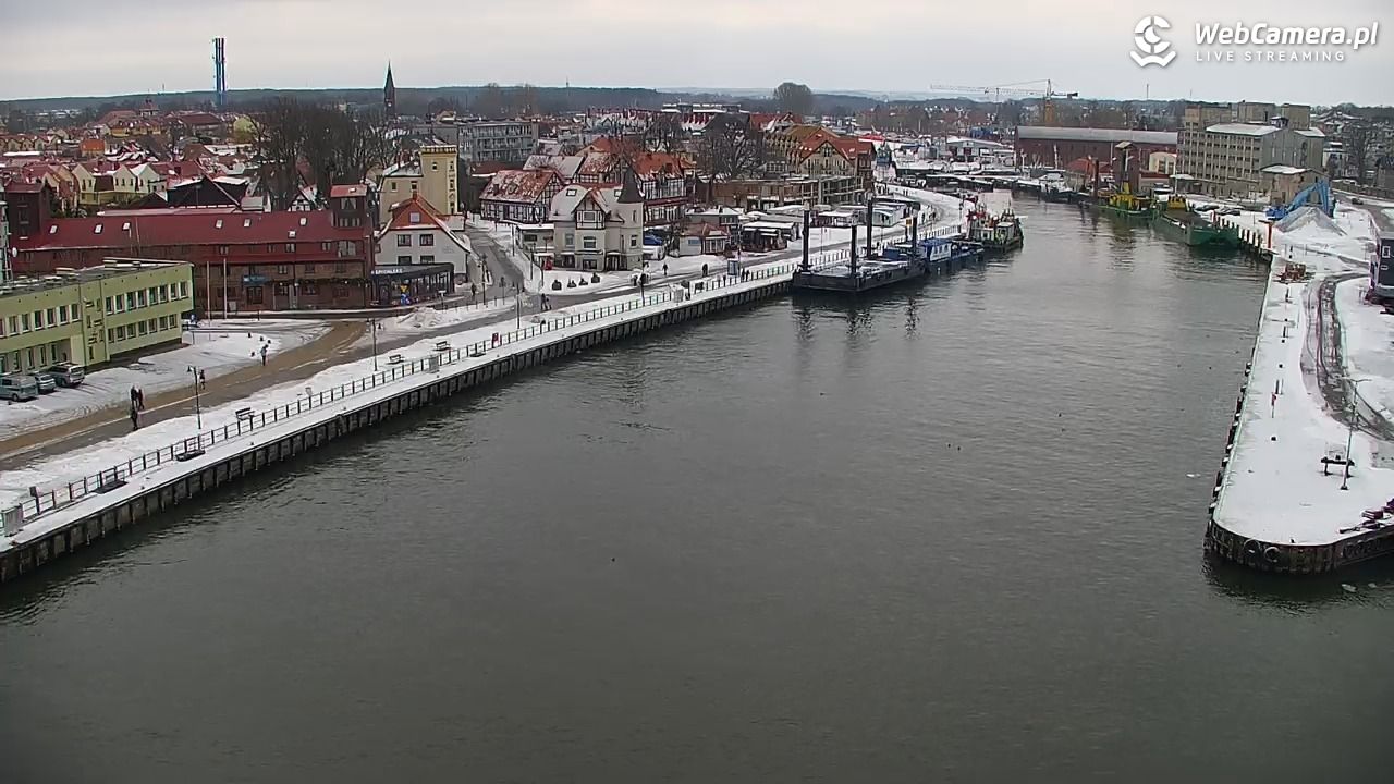 USTKA - widok z pylonu na plażę - 08 luty 2026, 11:07