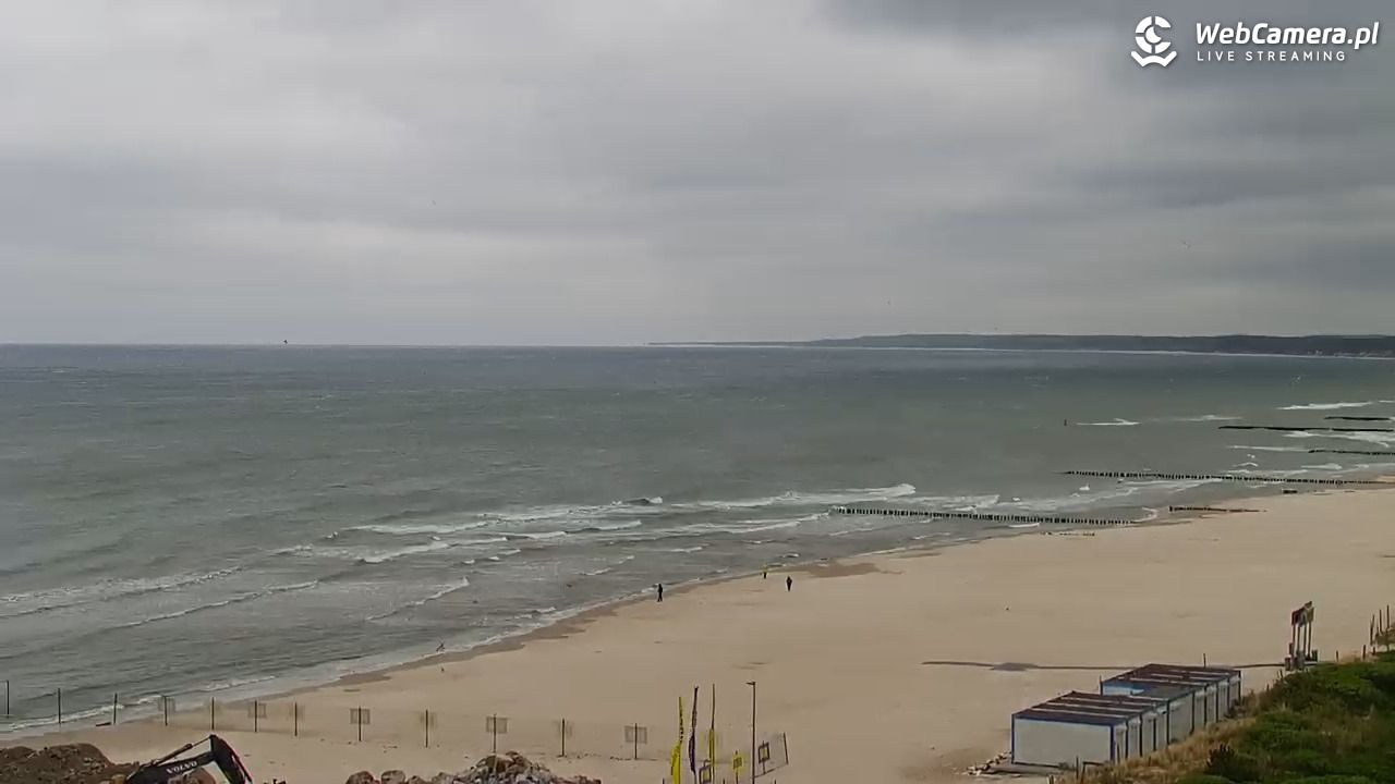 USTKA - widok z pylonu na plażę - 12 maj 2026, 11:21