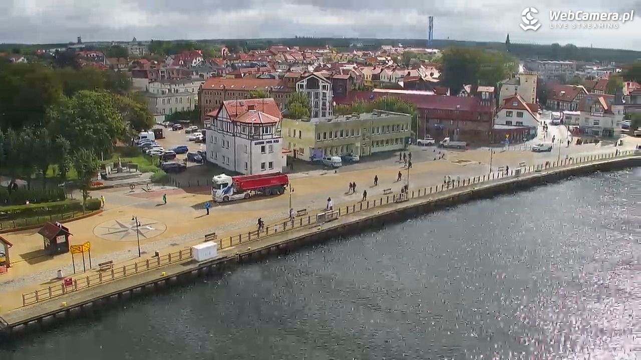 USTKA - widok z pylonu na plażę - 17 wresień 2025, 12:00