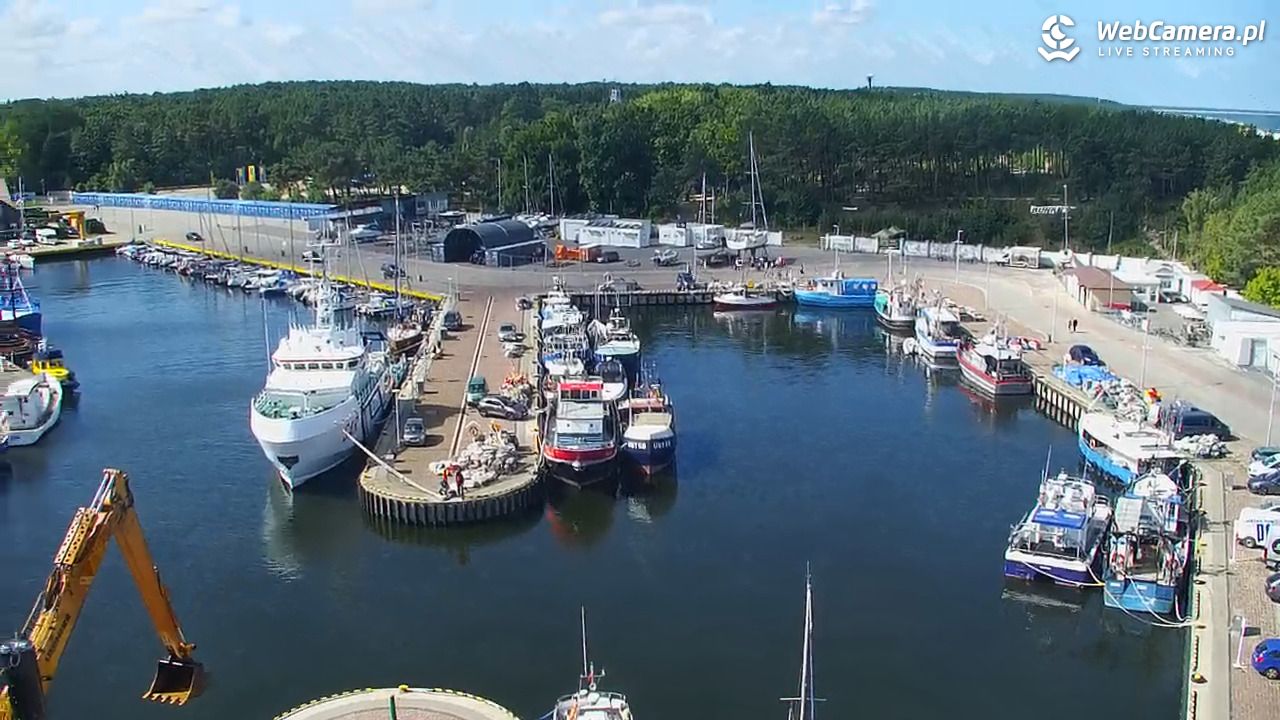 USTKA - widok z pylonu na plażę - 12 sierpień 2026, 10:44