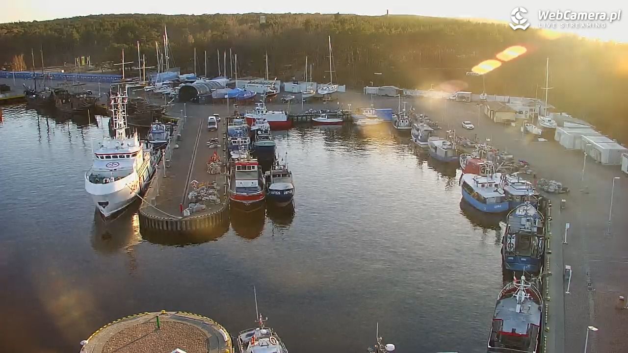USTKA - widok z pylonu na plażę - 29 marzec 2026, 18:32