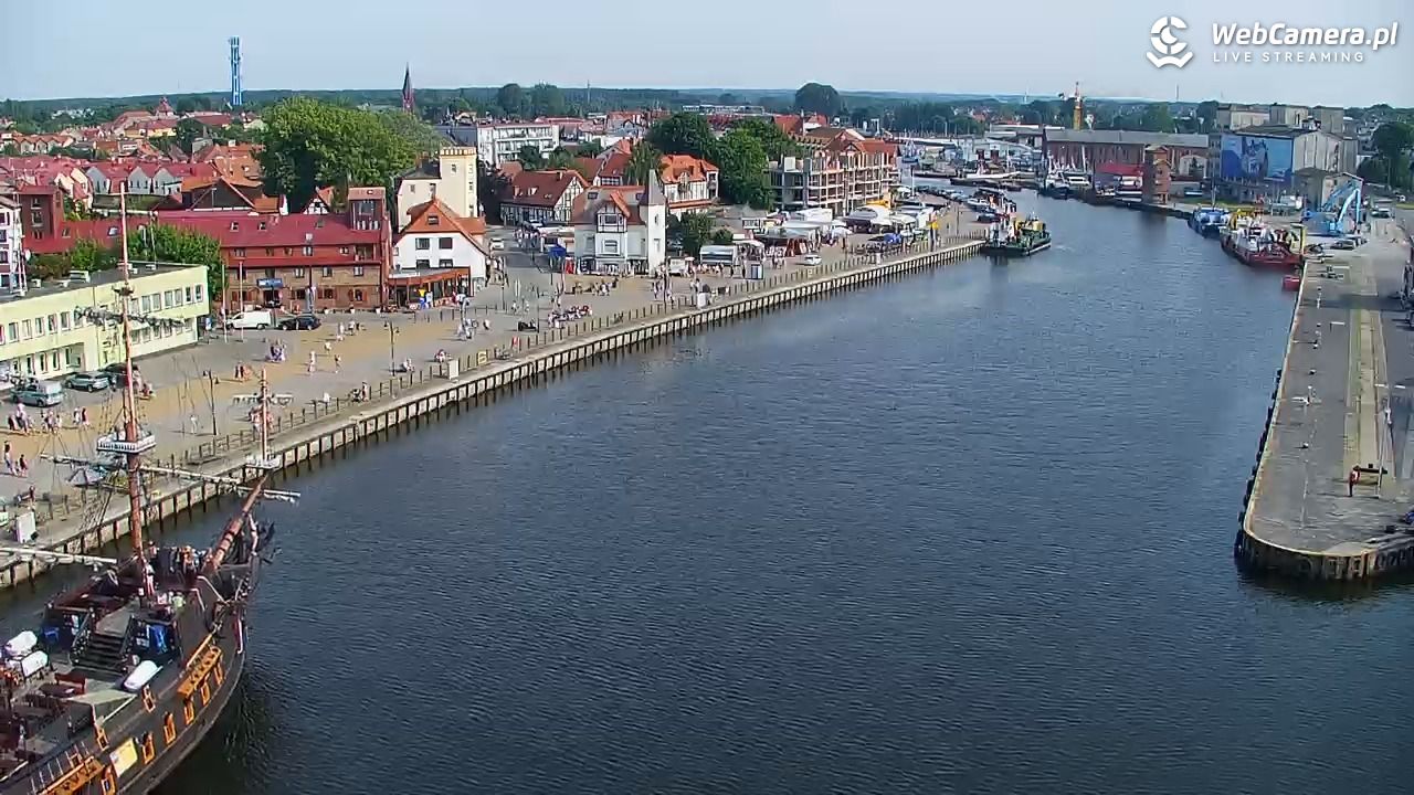 USTKA - widok z pylonu na plażę - 28 czerwiec 2026, 17:27