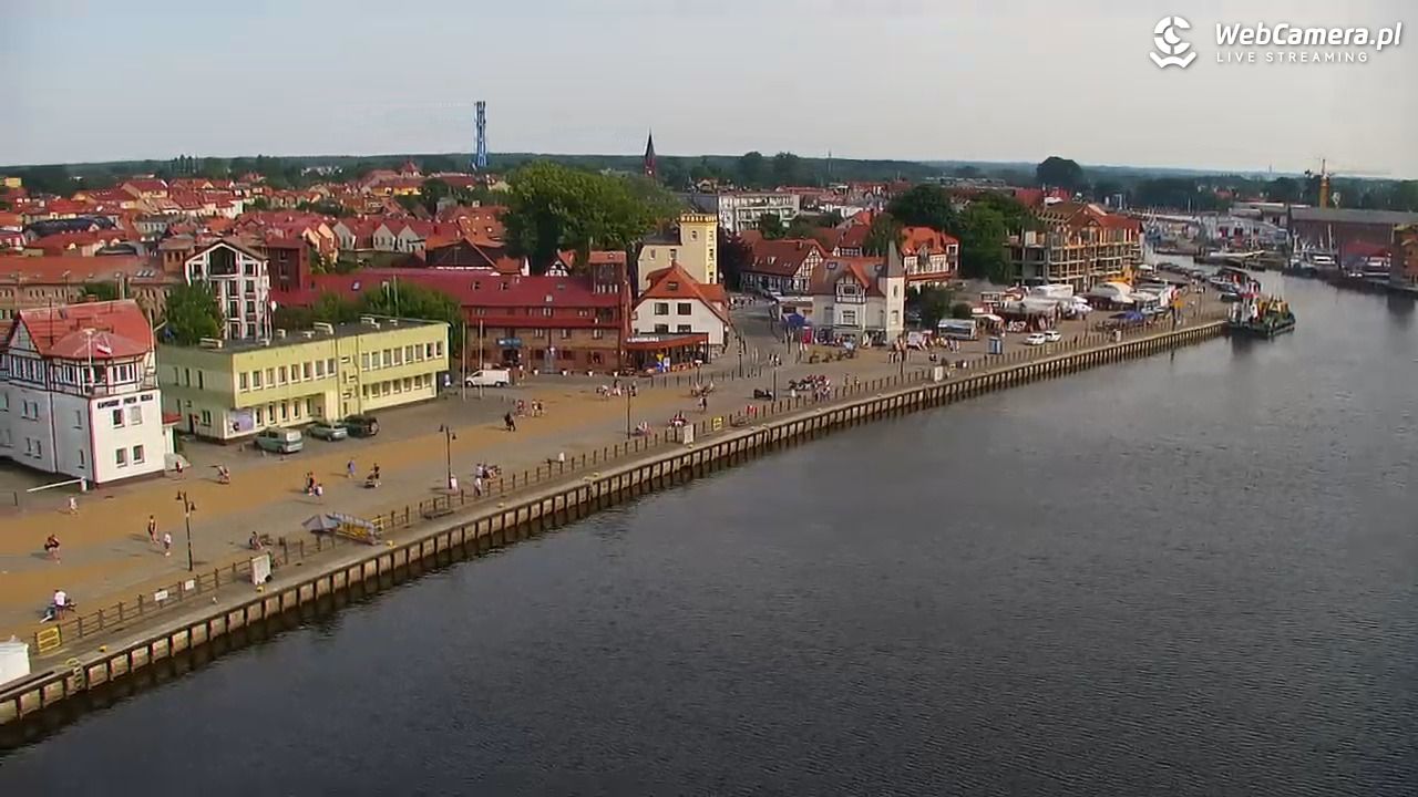 USTKA - widok z pylonu na plażę - 28 czerwiec 2026, 17:17