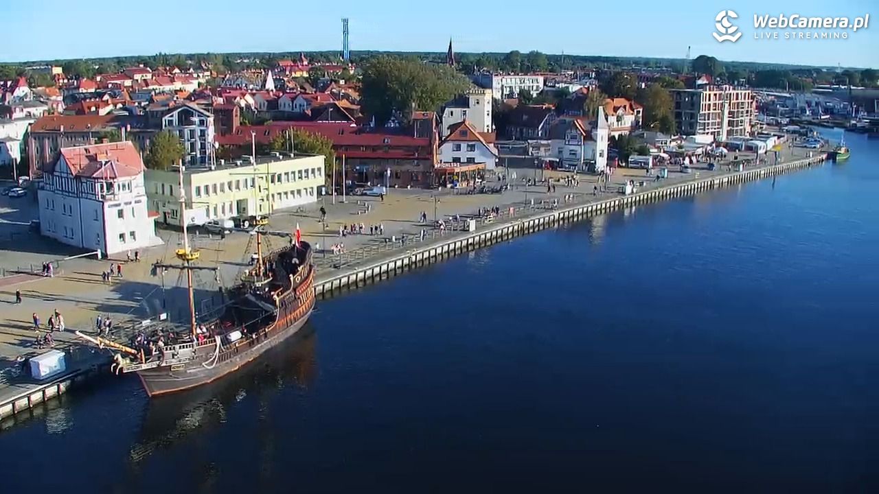 USTKA - widok z pylonu na plażę - 27 wresień 2026, 16:53
