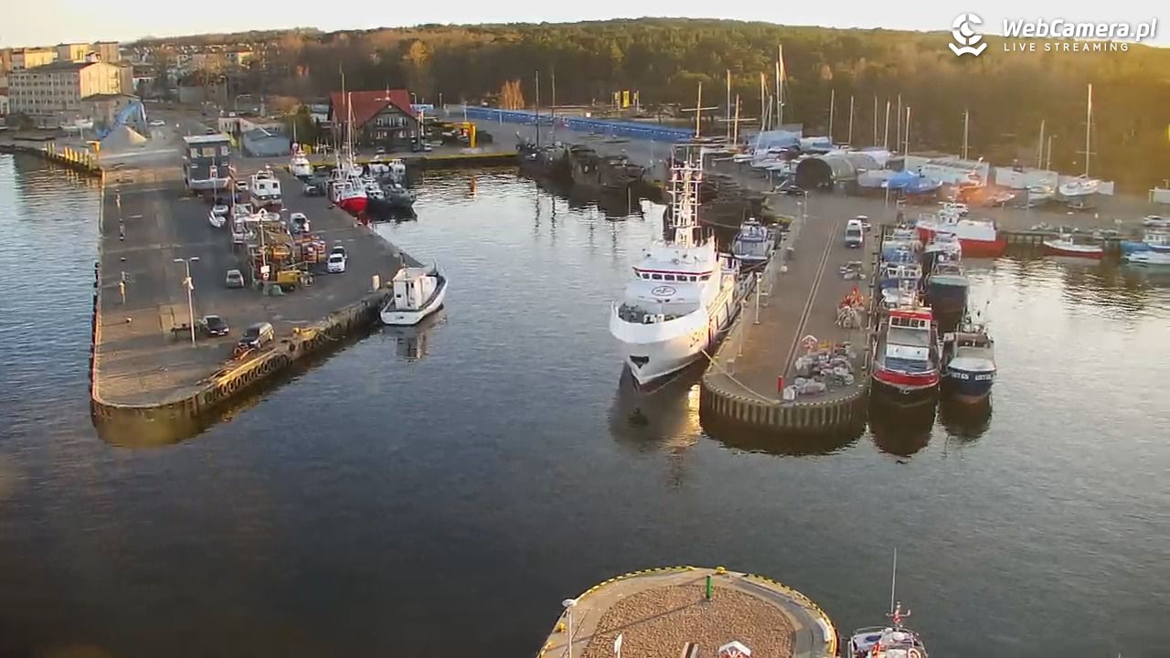 USTKA - widok z pylonu na plażę - 29 marzec 2026, 18:32