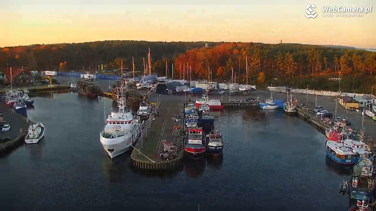 USTKA - widok z pylonu na plażę - 06 listopad 2025, 07:18