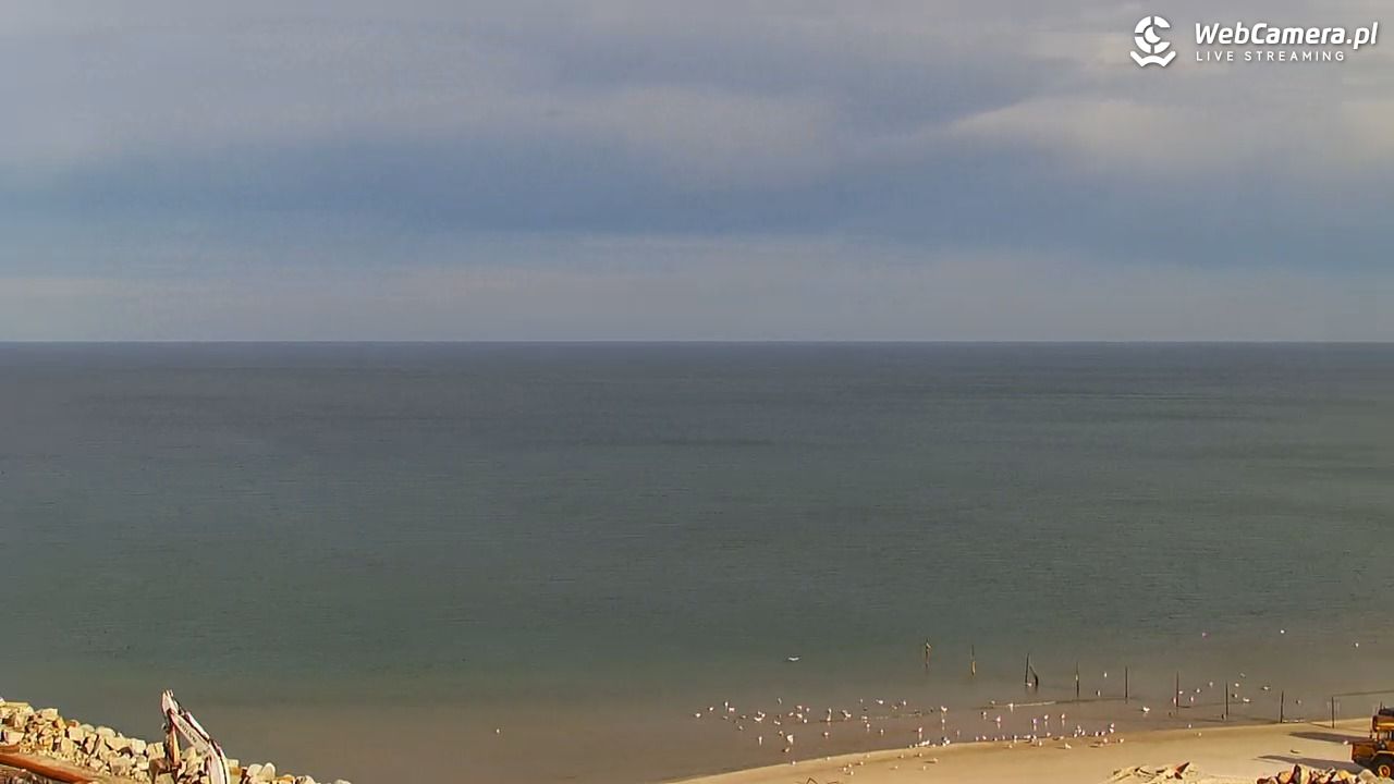 USTKA - widok z pylonu na plażę - 05 listopad 2025, 11:08