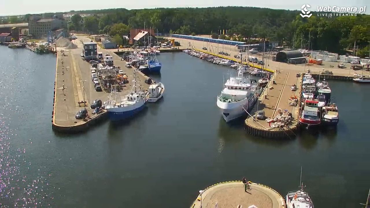 USTKA - widok z pylonu na plażę - 13 sierpień 2026, 12:16