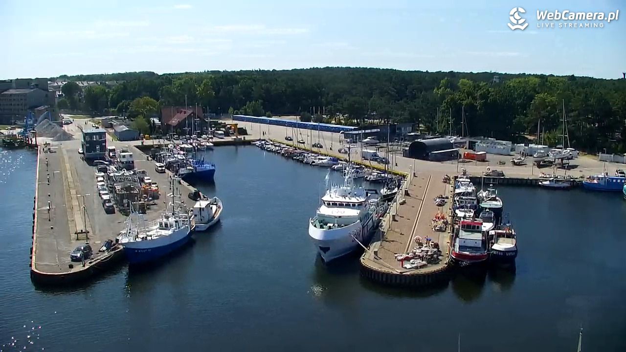 USTKA - widok z pylonu na plażę - 13 sierpień 2026, 13:03