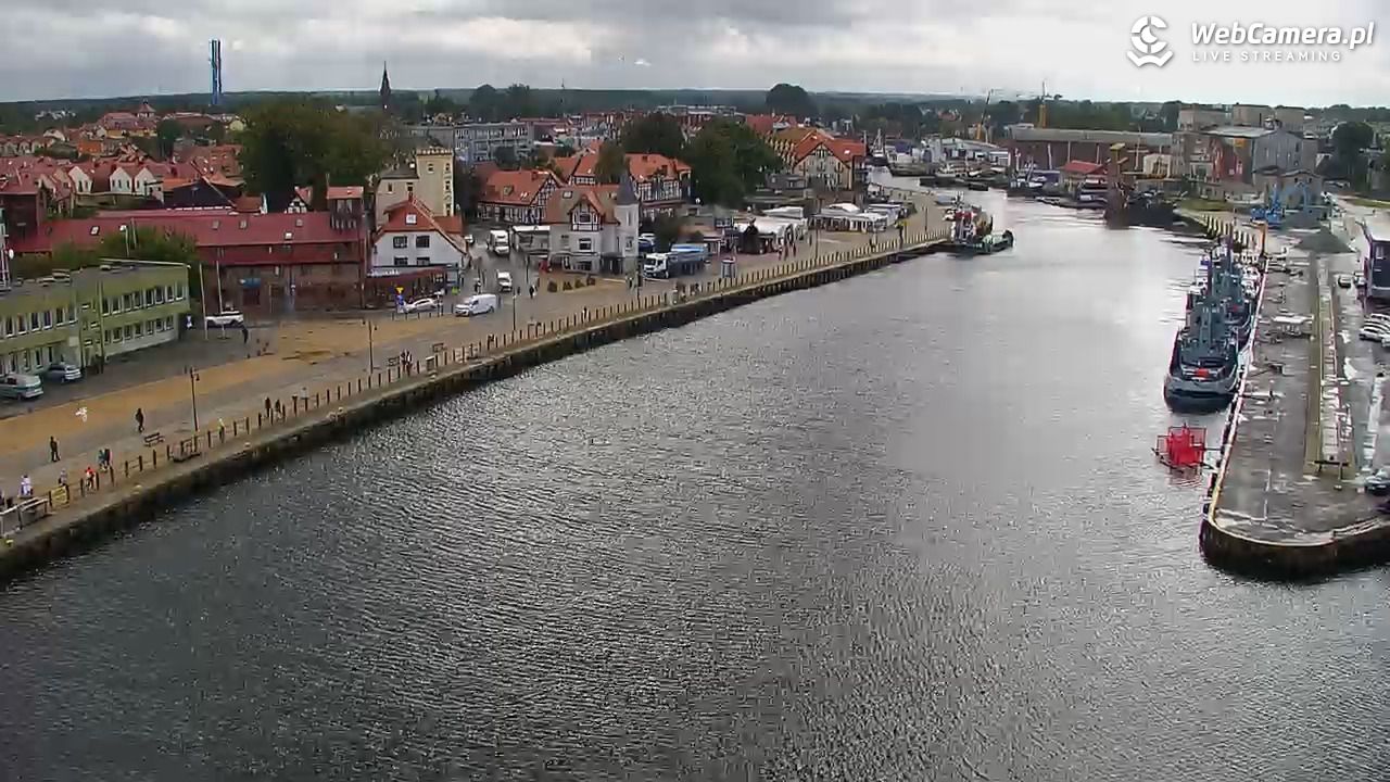 USTKA - widok z pylonu na plażę - 17 wresień 2025, 11:57