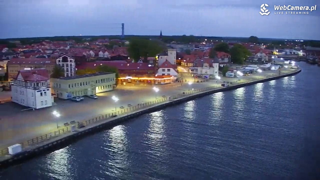 USTKA - widok z pylonu na plażę - 15 maj 2025, 21:14