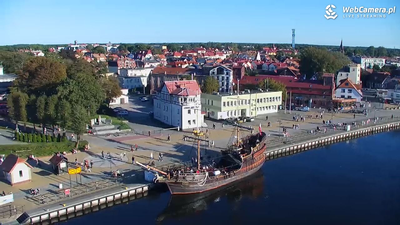 USTKA - widok z pylonu na plażę - 27 wresień 2026, 16:50