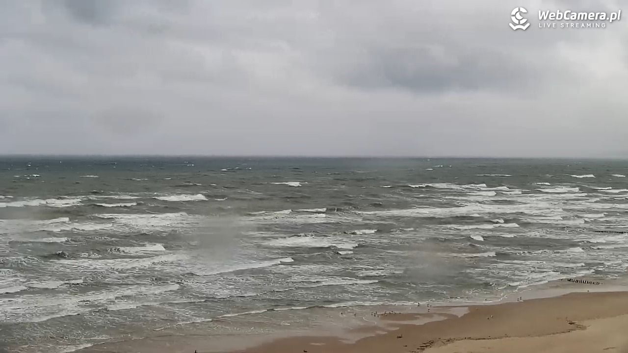 USTKA - widok z pylonu na plażę - 16 maj 2025, 09:07