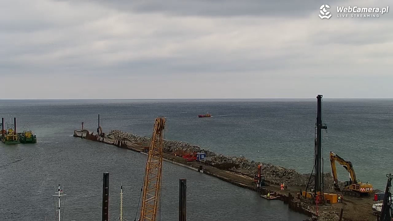 USTKA - widok z pylonu na plażę - 14 maj 2026, 10:29