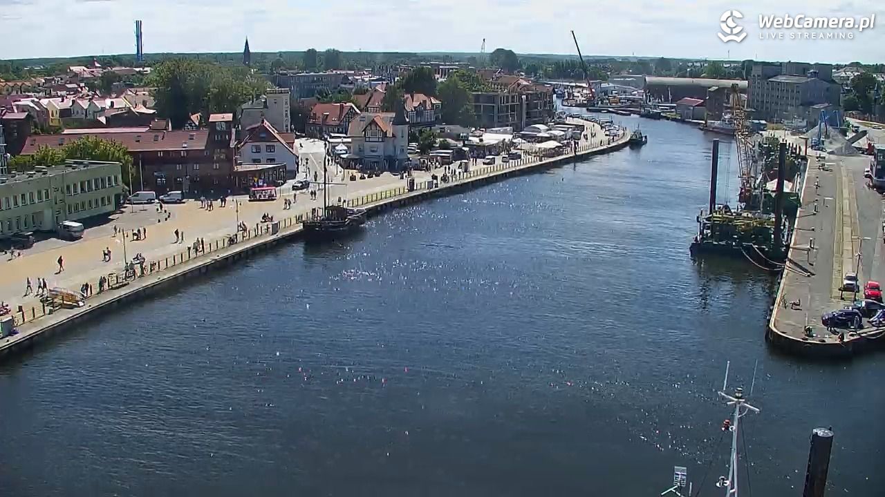 USTKA - widok z pylonu na plażę - 12 sierpień 2026, 12:05