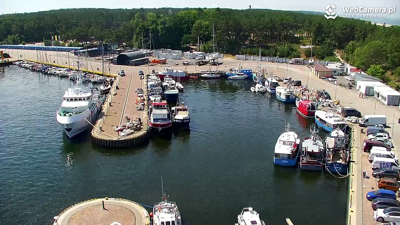 USTKA - widok z pylonu na plażę - 29 czerwiec 2026, 12:34