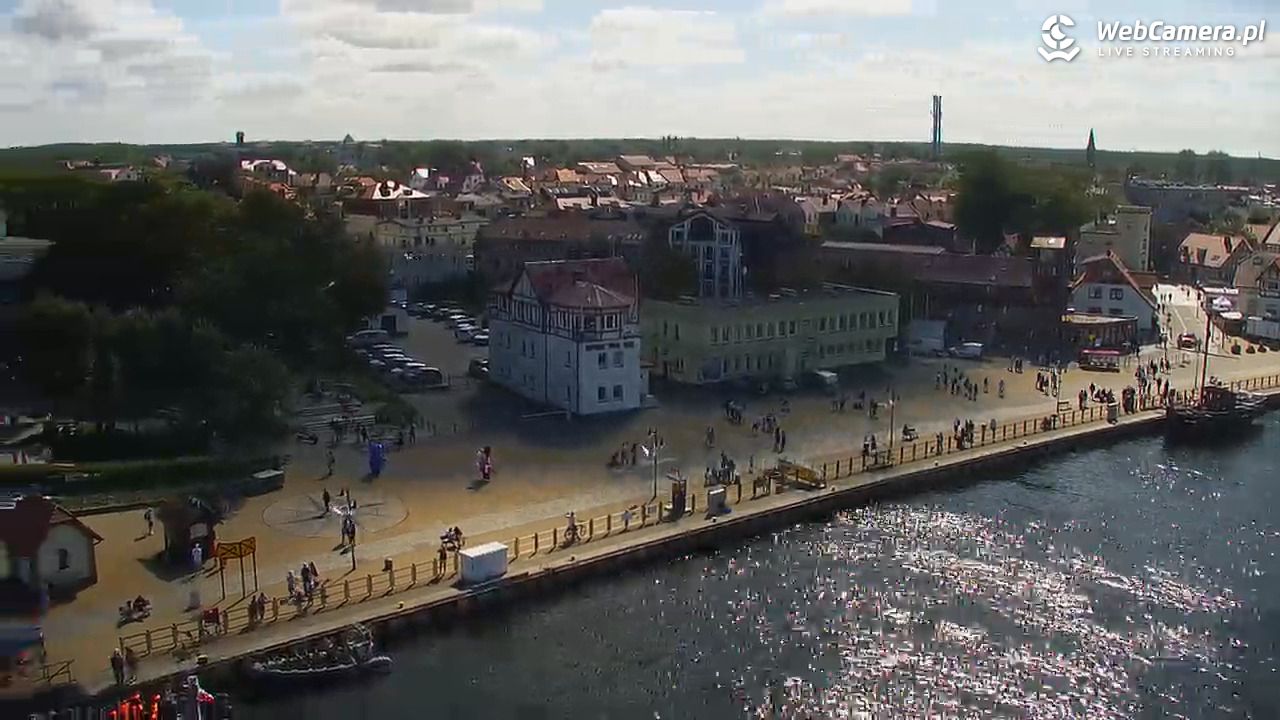 USTKA - widok z pylonu na plażę - 12 sierpień 2026, 11:07