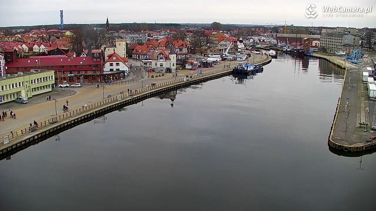 USTKA - widok z pylonu na plażę - 21 grudzień 2025, 14:34