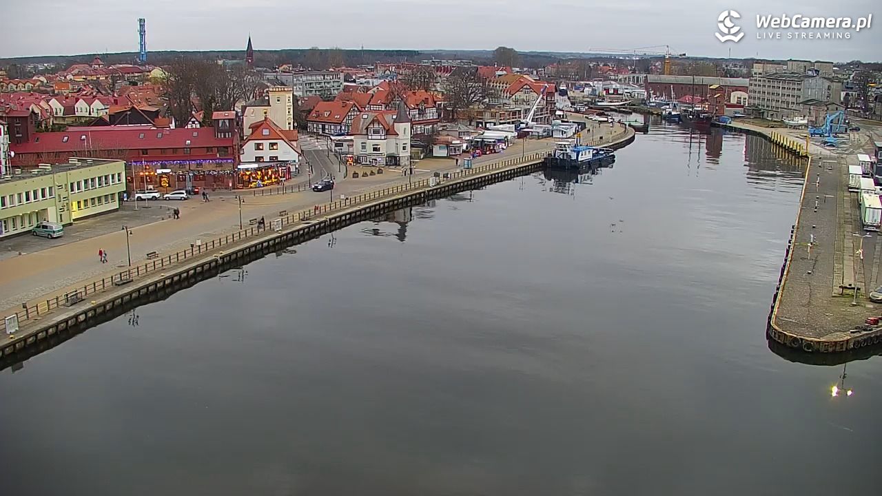 USTKA - widok z pylonu na plażę - 21 grudzień 2025, 15:37