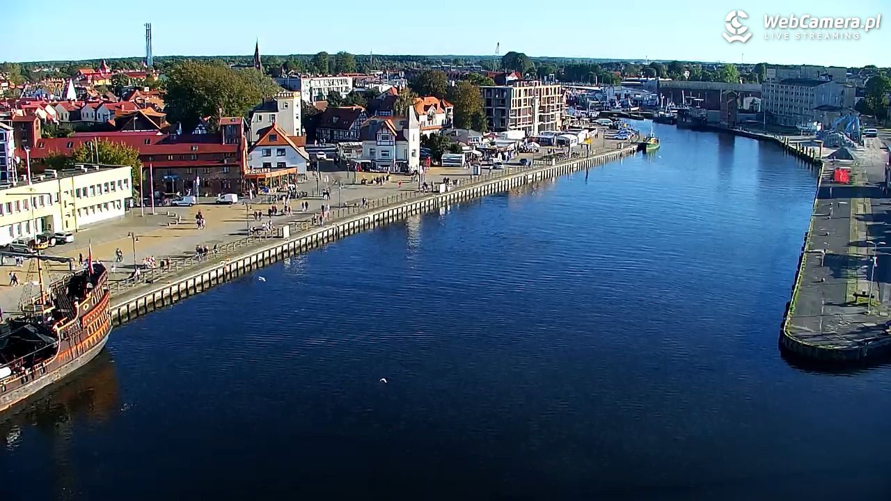 USTKA - widok z pylonu na plażę - 27 wresień 2026, 16:42