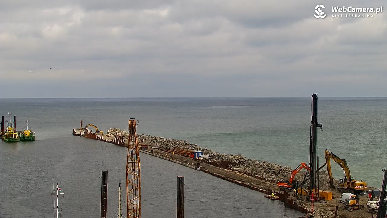 USTKA - widok z pylonu na plażę - 14 maj 2026, 11:32