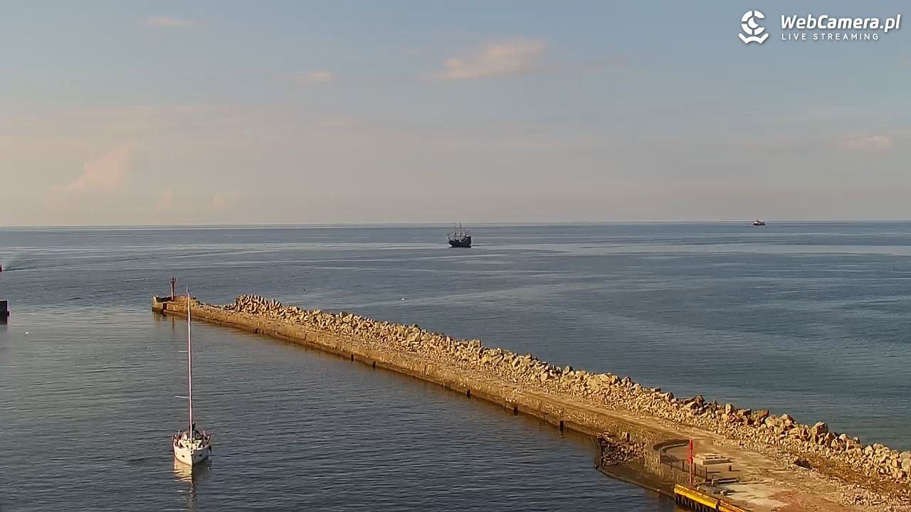 USTKA - widok z pylonu na plażę - 01 sierpień 2025, 17:19