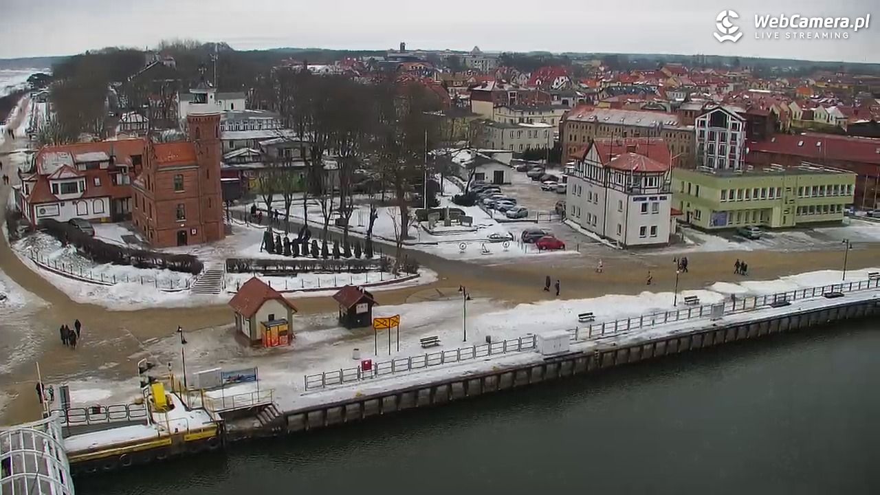 USTKA - widok z pylonu na plażę - 09 luty 2026, 13:07