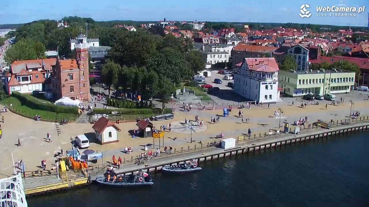 USTKA - widok z pylonu na plażę - 12 sierpień 2026, 15:20