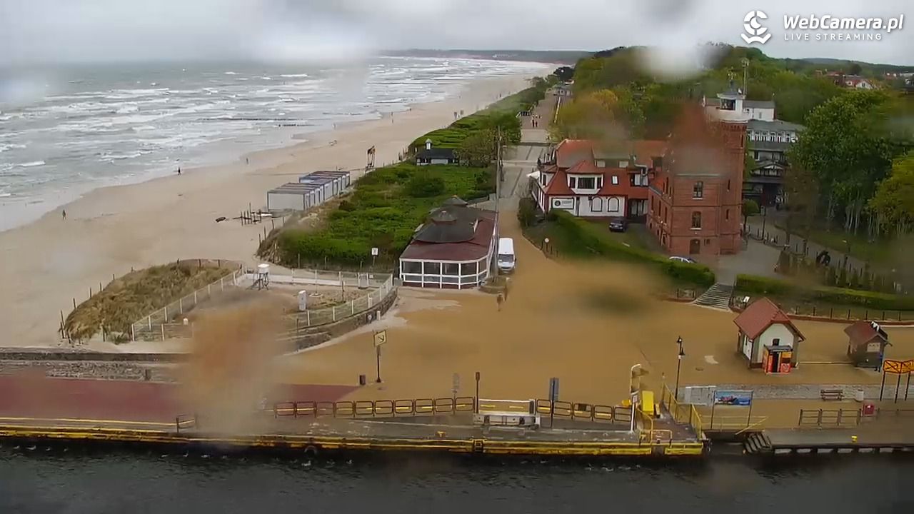 USTKA - widok z pylonu na plażę - 16 maj 2025, 10:32