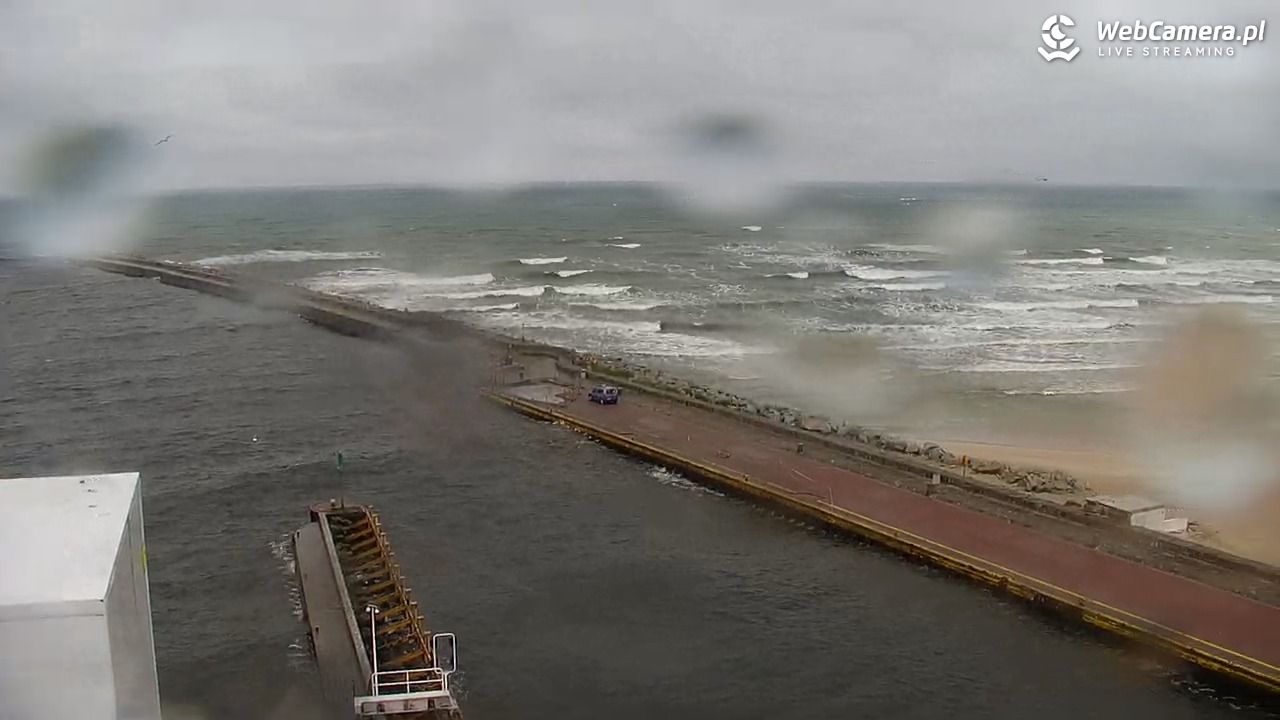 USTKA - widok z pylonu na plażę - 16 maj 2025, 16:20