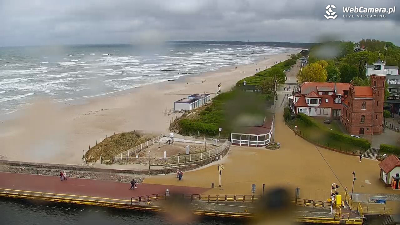 USTKA - widok z pylonu na plażę - 16 maj 2025, 11:24