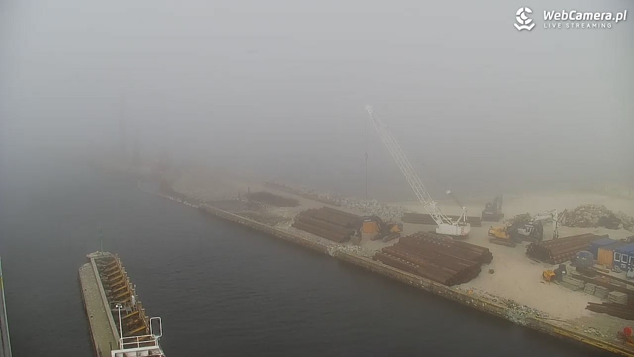 USTKA - widok z pylonu na plażę - 29 marzec 2026, 14:13