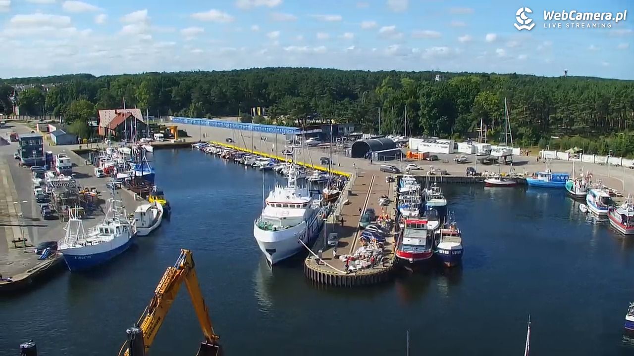 USTKA - widok z pylonu na plażę - 12 sierpień 2026, 10:19