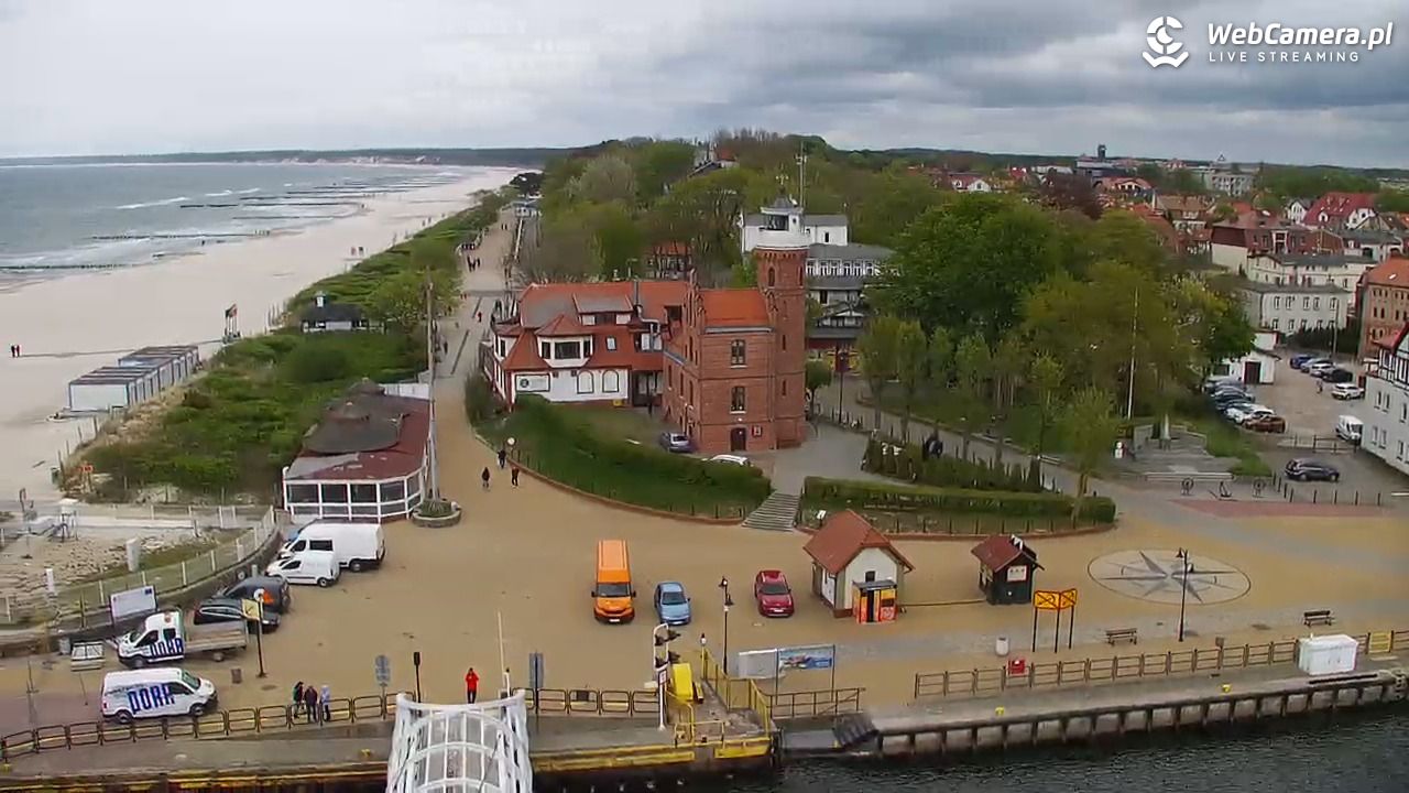 USTKA - widok z pylonu na plażę - 12 maj 2026, 15:17