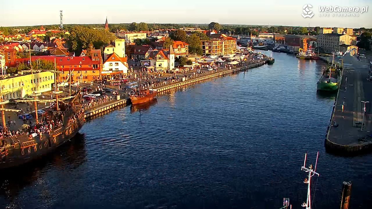 USTKA - widok z pylonu na plażę - 12 sierpień 2026, 19:49